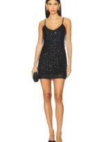 Show Me Your Mumu Sparks Fly Mini Dress In Black