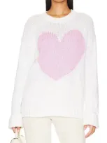 Show Me Your Mumu Sweetheart Sweater In White