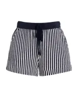 Simkhai Danita Striped Terry Shorts