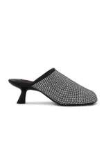 Simon Miller Crystal Beep Mule In Black