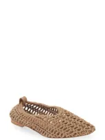 Simon Miller Riad Crochet Flat In Natural