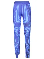 Sinead Gorey Digitally Print Lycra Leggings In Blue