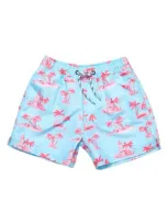 Snapper Rock Boys' Lighthouse Island Sustainable Swim Short - Little Kid, Big Kid In Blue