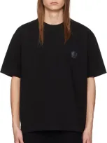 Solid Homme Black Bike Silhouette T-shirt In 717b Black