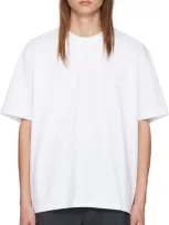 Solid Homme White 'quantum' T-shirt In 721w White