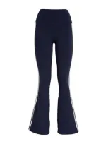 Splits 59 Striped Raquel Flared Leggings In Navy