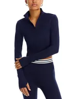 Splits59 Stevie Cropped Sweatshirt In Indigo