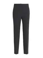 St John Emma Straight Tailored Trousers In Black