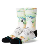 Stance Kids' Stick To It Crew Socks In Canvas