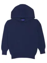 Stefano Ricci Kids' Cashmere Hoodie In Navy