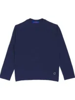 Stefano Ricci Kids' Cashmere Sweater In Navy