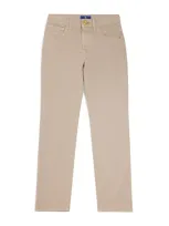 Stefano Ricci Kids' Straight Jeans In Beige