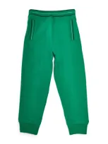 Stefano Ricci Kids' Stretch-cotton Sweatpants In Green