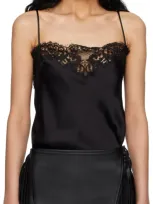 Stella Mccartney Top Mit Spitze In Black