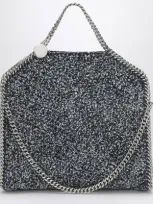 Stella Mccartney Falabella Bouclé Mélange Bag In Blue