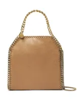 Stella Mccartney Falabella Mini Tote Bag In Brown