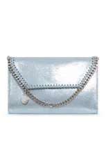 Stella Mccartney Falabella Shoulder Bag In Blue