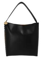 Stella Mccartney Frayme Shopping Bag In Nero