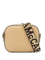 Stella Mccartney Logo-printed Camera Bag For In Beige