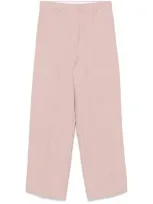 Stella Mccartney Low-waist Straight-leg Trousers In Pink