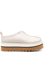 Stella Mccartney Sneakelyse Eco Alter Mat Slippers In Weiss