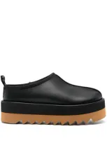 Stella Mccartney Stella Mc Cartney Sneak Elyse Platform Slippers In Black