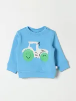 Stella Mccartney Babies'  Kids Cotton Tractor Sweatshirt (3-36 Months) In Blue