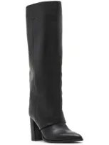 Steve Madden Blanco Knee High Boot In Black Leather