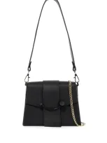 Strathberry Crescent Box Bag In Black