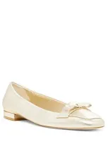 Stuart Weitzman Tully Loafer In Light Gold