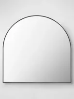 Surya Rugs Aranya 36" Wide-arch Wall Mirror, Black