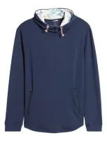 Swannies Ivy Golf Hoodie In Midnight-navy