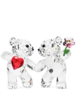 Swarovski Kris Bear Happy Together Figurine In White