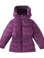 Tartine Et Chocolat Kids' Quilted Down Jacket In Lila