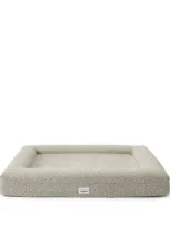 Teddy London Large Bouclé Dog Bed Cover In Grey