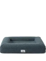 Teddy London Small Bouclé Dog Bed In Blue