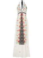 Temperley London Florentine Maxi Dress In White