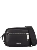 The Kooples Leather Messenger Bag In Black