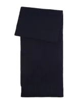 The Kooples Merino Wool Scarf In Dark Blue