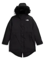 The North Face Kids' Arctic Waterproof 600-fill Power Down Parka In Tnf Black