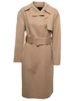 Theory Wrap Trench Luxe New In Pink