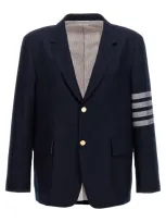 Thom Browne 4 Bar Blazer In Blue