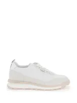 Thom Browne Alumni Trainer Sneakers In White