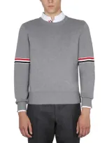 Thom Browne Cotton Jersey In Gray