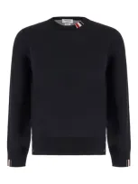 Thom Browne Midnight Blue Wool Blend Sweater In 415