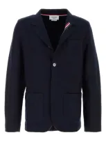 Thom Browne Jackets And Vests In Blue