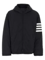 Thom Browne 4-bar Stripe Padded Jacket In Blue