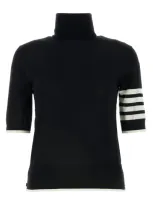 Thom Browne Black Wool Knitwear