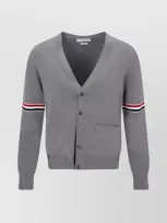 Thom Browne Cardigan In Grey