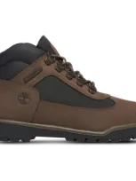 Timberland Boys   Chukka Field Boots In Medium Brown/black